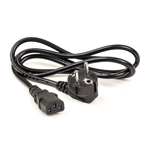 Power supply cable CEE 7/7 - IEC 320 C13, 1.8m