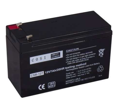 Battery, 12V 7Ah, T1