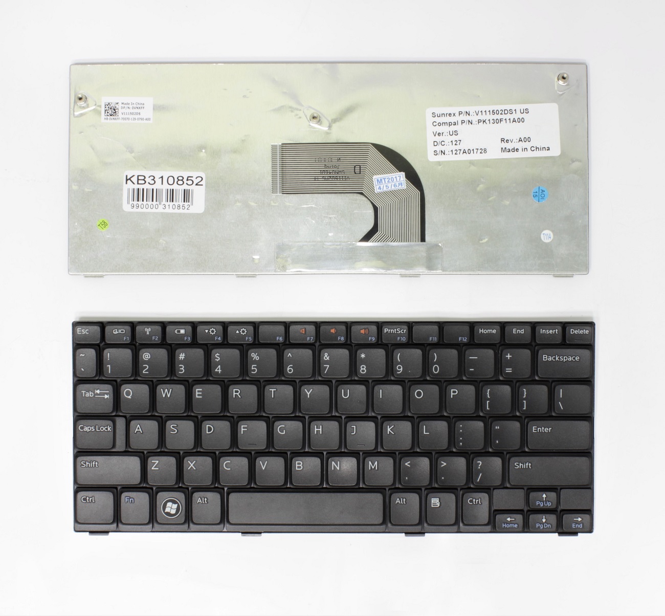 Klaviatūra DELL Inspiron Mini 10: 1012, 1018
