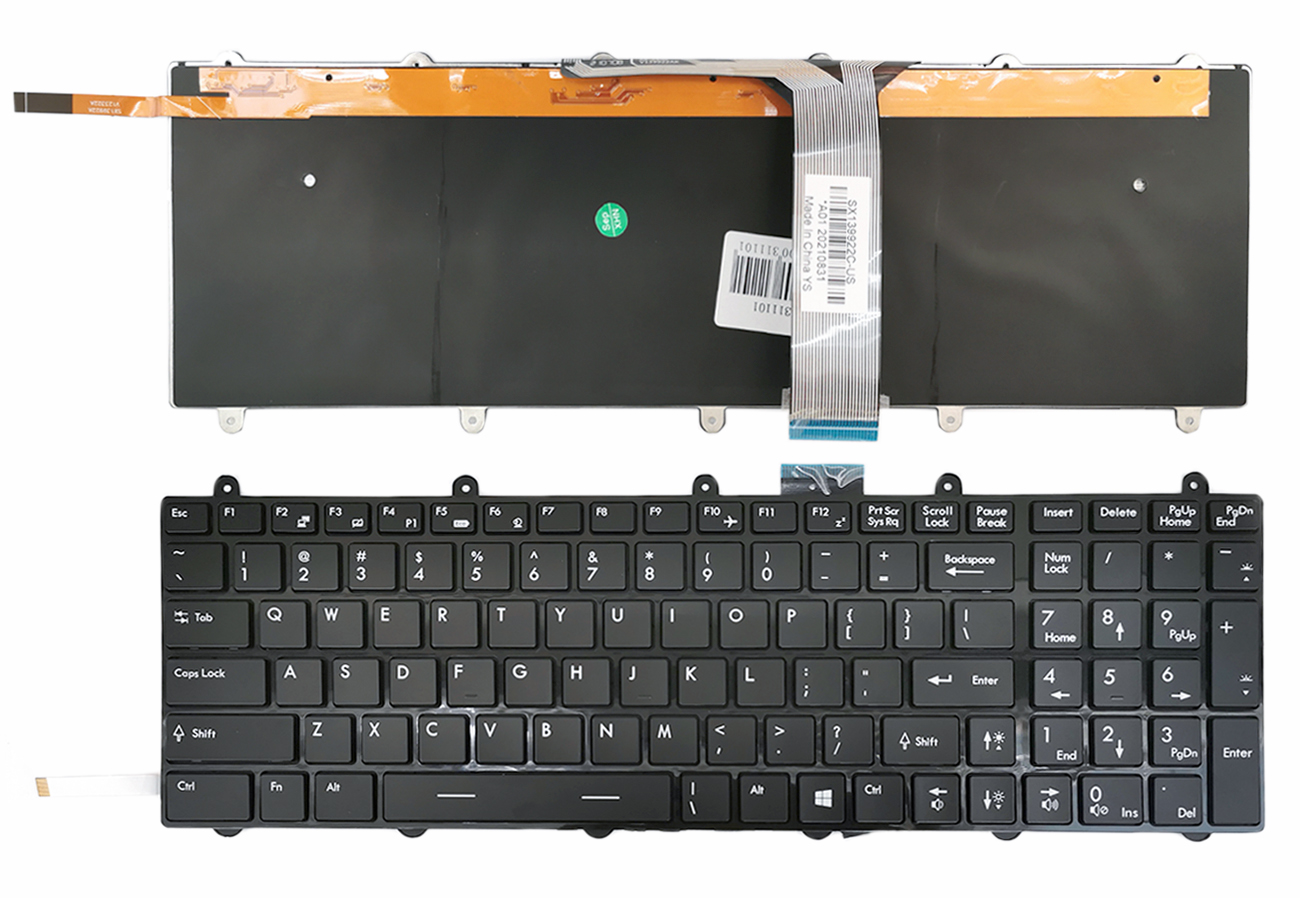 Klaviatūra MSI GX60, GE60, GE70, GT60 (US) su pašvietimu