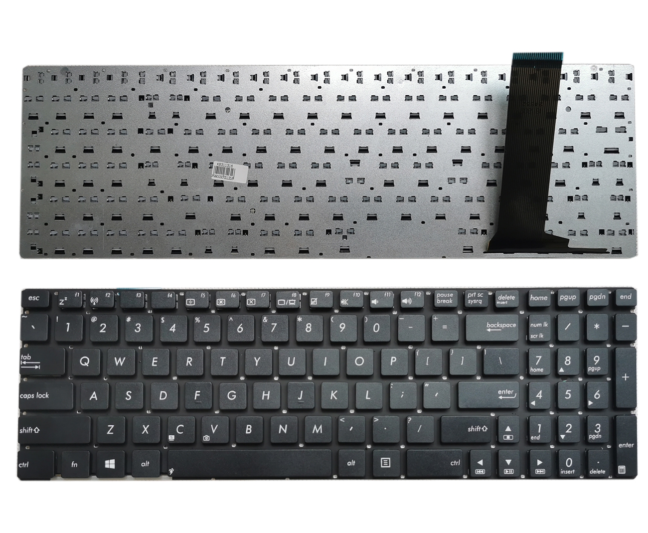 Klaviatūra ASUS N56, N76, R500v, S500, U550 (US)