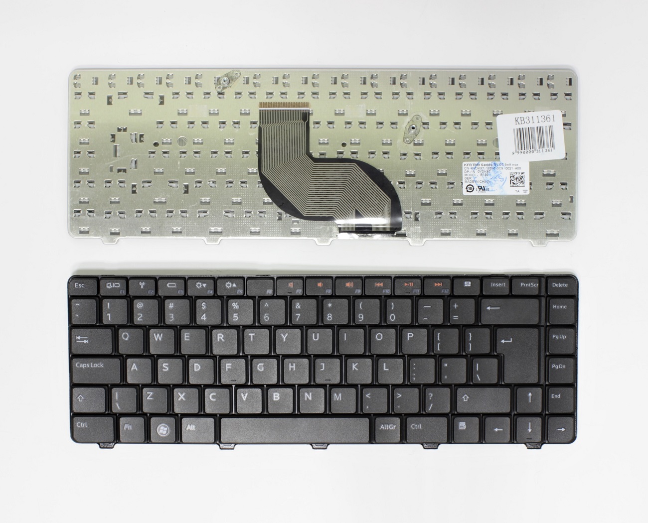 Keyboard DELL: Inspiron 14R, 14V, N3010, N4010, N4020, N4030, N5030, M5030, UK