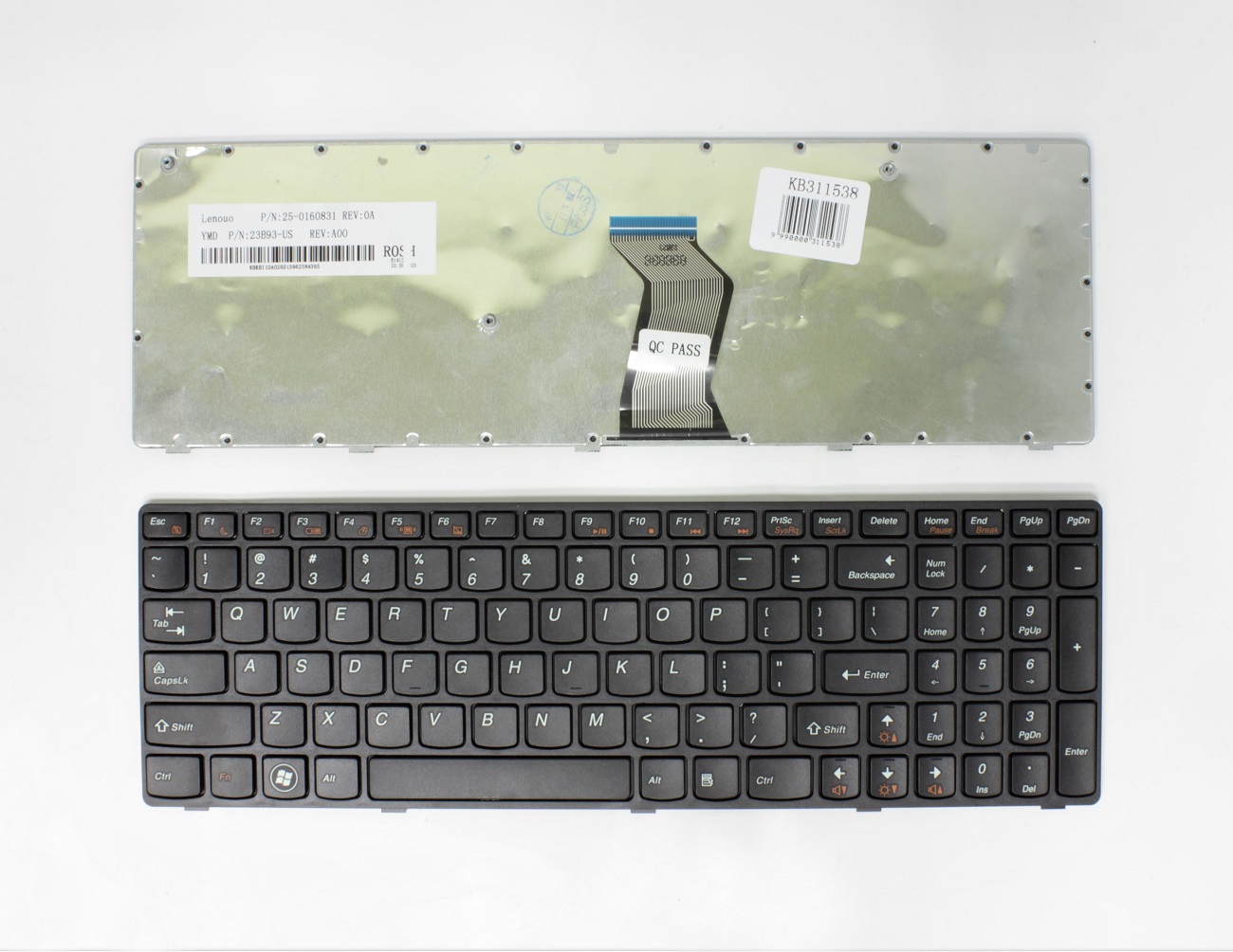 Klaviatūra LENOVO: B570, B575, V570, Y570