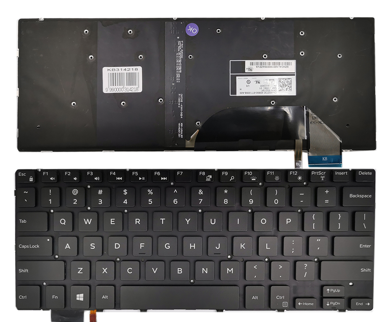 Keyboard DELL Inspiron: 15 7558, 7568, XPS 15 9550, 9560 with backlight