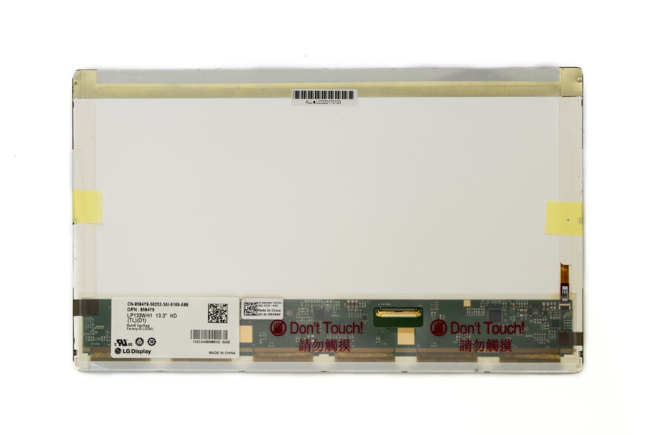 LCD screen 1366x768 HD, LED, glossy, 40pin (right), A+
