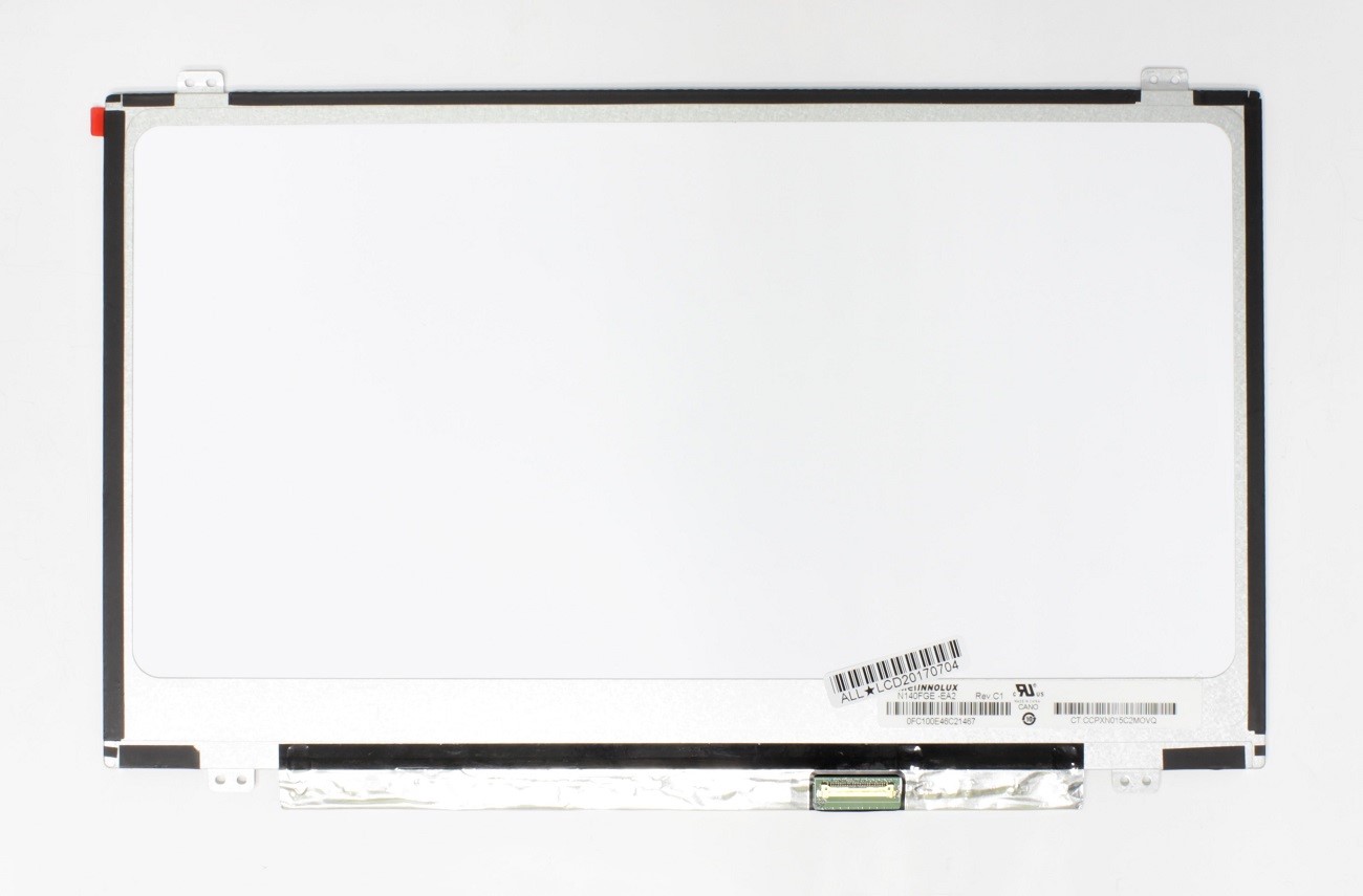 Matrica 14.0“ 1600x900 HD+, LED , SLIM, matinė, 30pin (dešinėje) EDP, A+