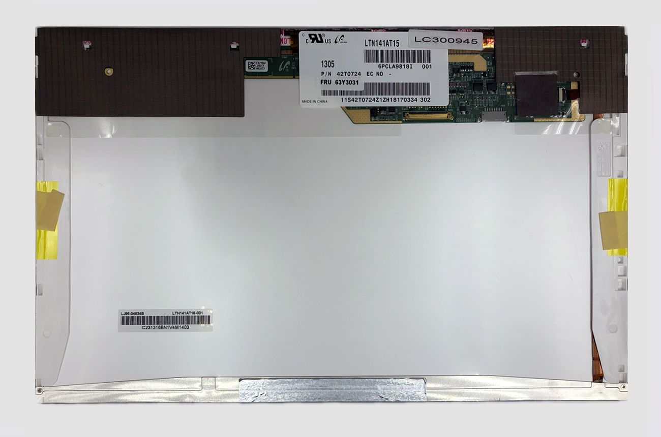 Notebook screen 14.1" 1280x800 WXGA, LED, matte, 40pin (right), A+
