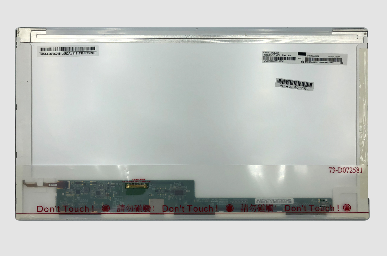 Notebook screen 15.6“ 1366x768, HD, LED, matte, 30pin (left), A+ (lenovo)